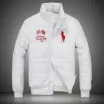 manteau doudoune ralph lauren hommes big pony cool 2019U drapeau national usa blanc